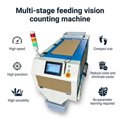 Multi-stage Feeding Vision Counting Machine